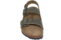 BIRKENSTOCK MILANO BS KHAKI SANDAL I OLIERET SKIND