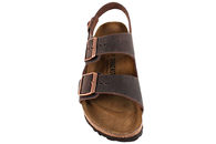 BIRKENSTOCK MILANO BS SANDAL I BRUNT OLIERET SKIND