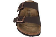 BIRKENSTOCK ARIZONA BS SLENTERS I MØRKEBRUNT BIRKO-FLOR