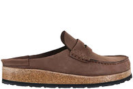 salg af BIRKENSTOCK NAPLES HABANA SLENTERS I BRUNT OLIERET SKIND