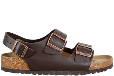 salg af BIRKENSTOCK MILANO BS DARK BROWN SANDAL