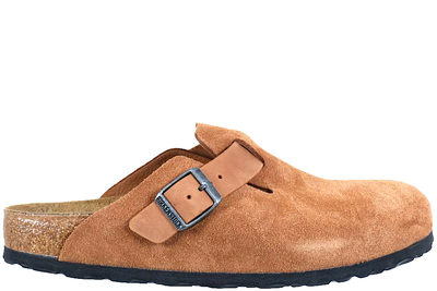 salg af BIRKENSTOCK BOSTON BS SLENTERS I COGNAC RUSKIND