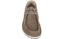 BIRKENSTOCK - PASADENA TAUPE SKO I GRÅBRUNT RUSKIND