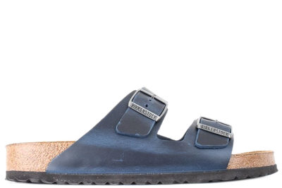 salg af BIRKENSTOCK ARIZONA BLÅ SOFTBED