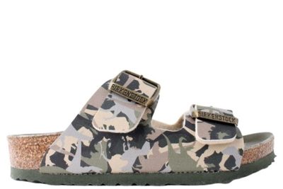 salg af BIRKENSTOCK ARIZONA KIDS DINO CAMO KHAKO