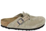 salg af BIRKENSTOCK BOSTON BRAIDED TAUPE SLENTER