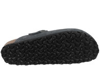 BIRKENSTOCK SLENTERS I KULFARVET RUSKIND