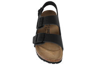 BIRKENSTOCK - MILANO BS SANDAL I SORT SKIND