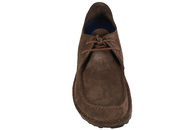 BIRKENSTOCK UTTI LACE FLAD SNØRESKO I MØRKEBRUNT RUSKIND