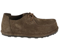 salg af BIRKENSTOCK UTTI LACE FLAD SNØRESKO I MØRKEBRUNT RUSKIND