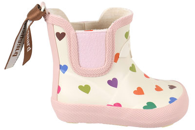 salg af BISGAARD BAREFOOT RUBBER BEIGE GUMMISTVØLE MED HJERTER