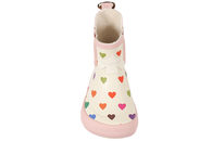 BISGAARD BAREFOOT RUBBER BEIGE GUMMISTVØLE MED HJERTER