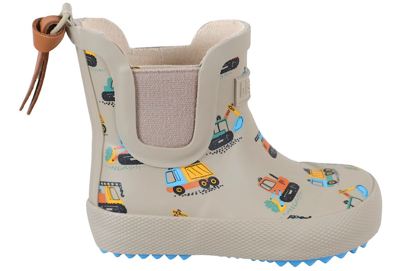 salg af BISGAARD BABY RUBBER KHAKI GUMMISTØVLE MED GRAVEMASKINER