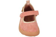 BISGAARD BAREFOOT BALLET HJEMMESKO I LYSERØDT VELOUR