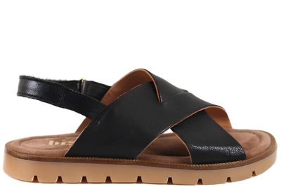 salg af BISGAARD AIYA SORT GLAT SKIND SANDAL