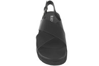 BLACK SORT SANDAL I PU