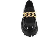 BLACK LOAFERS I SORT PU MED LAK LOOK