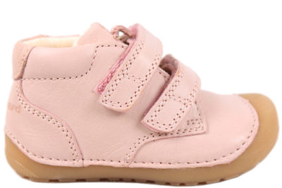 salg af BUNDGAARD PETIT VELCRO ROSA GLAT SKIND PREWALKER