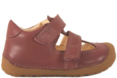 salg af BUNDGAARD PETIT SANDAL DARK ROSE I GLAT SKIND