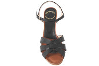 CASHOTT BLACK BOPEL SORT SANDAL I GLAT SKIND