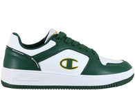 salg af CHAMPION REBOUND 2.0 LOW GREEN SNEAKERS I HVIDT PU