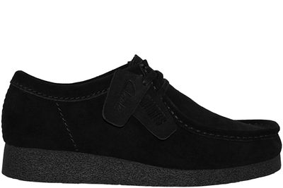 salg af CLARKS WALLABEE EVO G BLACK SUEDE ORIGINAL