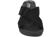 CLARKS ARLA WAVE SLENTERS I SORT TEKSTIL