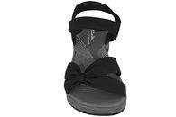 CLARKS ARLA SHORE SANDAL I SORT TEKSTIL