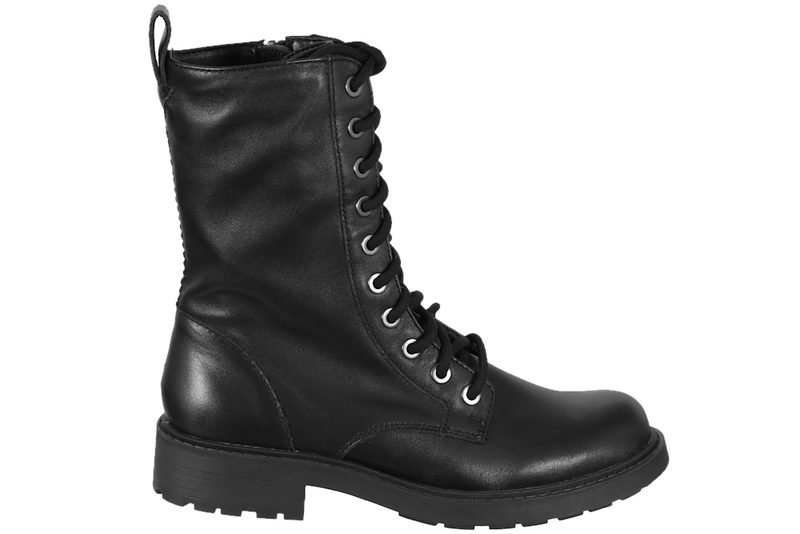 salg af CLARKS ORINOCO2 STYLE STØVLE I SORT GLAT SKIND