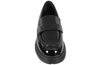 CLARKS ORINOCO 3 EDGE BLACK PATENT LOAFERS