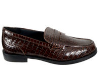 salg af CLARKS STRAVEN2 PENNY LOAFERS I BRUNT SKIND