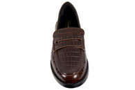 CLARKS STRAVEN2 PENNY LOAFERS I BRUNT SKIND