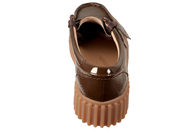 CLARKS SKO I MØRKEBRUNT POLIDO