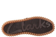 CLARKS SKO MED BRUNE SNØREBÅND