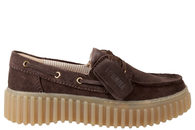 salg af CLARKS TORHILL BOAT DARK BROWN SUEDE