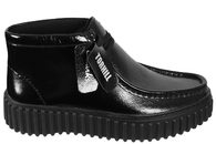 salg af CLARKS TORHILL MOSS STØVLE I SORT LAK