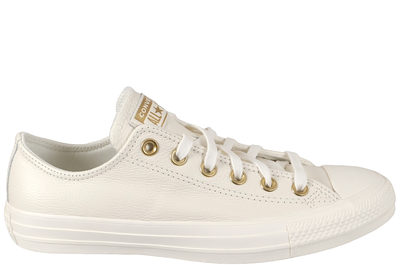 salg af CONVERSE CTAS OX EGRET/EGRET/GOLD WHITE SNEAKER