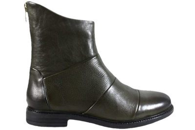 salg af COPENHAGEN SHOES STEPHANIE STØVLE I MØRKEGRØNT GLAT SKIND