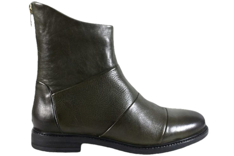 salg af COPENHAGEN SHOES STEPHANIE STØVLE I MØRKEGRØNT GLAT SKIND