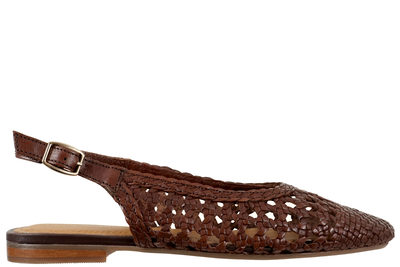 salg af COPENHAGEN SHOES VALERIE SLINGBACK I MØRKEBRUNT SKIND