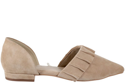 salg af COPENHAGEN SHOES NEW ROMANCE DARK BEIGE BALLERINA