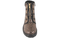 COPENHAGEN SHOES VILMA LEO LEOPARD STØVLE I GLAT SKIND
