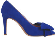 salg af COPENHAGEN SHOES ARTI ELECTRIC BLUE STILET MED SLØJFE