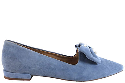 salg af COPENHAGEN SHOES - BE GOOD PEARLS BLUE LOAFERS