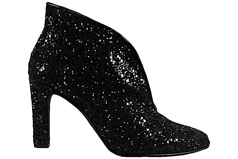 Køb COPENHAGEN SHOES SUS GLITTER BLACK STØVLE Her - Salg af Støvler til ...