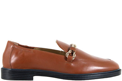 COPENHAGEN SHOES LOVE AND WALK BROWN LOAFERS