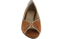 COPENHAGEN SHOES - LIKE A MELODY SUEDE COGNAC BALLERINA