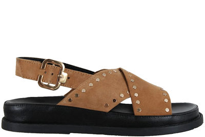 salg af COPENHAGEN SHOES STRONGER STUDS SANDAL I BRUNT RUSKIND