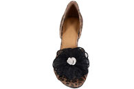 COPENHAGEN SHOES CATLEEN STILET I OLIERET SKIND MED LEOPARDPRINT