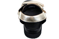 COPENHAGEN SHOES SANDAL I GULDFARVET SYNTET
